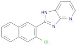 1H-Imidazo[4,5-b]pyridine, 2-(3-chloro-2-naphthalenyl)-