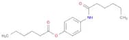 Hexanoic acid, 4-[(1-oxohexyl)amino]phenyl ester