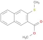 2-Naphthalenecarboxylic acid, 3-(methylthio)-, methyl ester