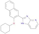 1H-Imidazo[4,5-b]pyridine, 2-[3-(cyclohexyloxy)-2-naphthalenyl]-