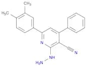 3-Pyridinecarbonitrile, 6-(3,4-dimethylphenyl)-2-hydrazino-4-phenyl-