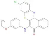 5H-Benzo[a]phenothiazin-5-one, 9-chloro-6-[(3-ethoxyphenyl)amino]-