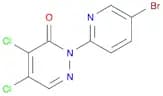 3(2H)-Pyridazinone, 2-(5-bromo-2-pyridinyl)-4,5-dichloro-