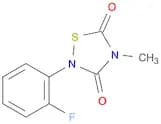 1,2,4-Thiadiazolidine-3,5-dione, 2-(2-fluorophenyl)-4-methyl-