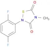 1,2,4-Thiadiazolidine-3,5-dione, 2-(2,5-difluorophenyl)-4-methyl-