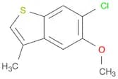 Benzo[b]thiophene, 6-chloro-5-methoxy-3-methyl-