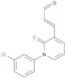 2-Propenal, 3-[1-(3-chlorophenyl)-1,2-dihydro-2-thioxo-3-pyridinyl]-, (E)-