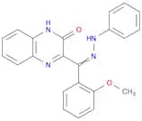 2(1H)-Quinoxalinone, 3-[(2-methoxyphenyl)(phenylhydrazono)methyl]-