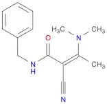 2-Butenamide, 2-cyano-3-(dimethylamino)-N-(phenylmethyl)-, (Z)-