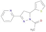 1H-Pyrazole, 1-acetyl-4,5-dihydro-3-(2-pyridinyl)-5-(2-thienyl)-