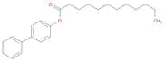 Dodecanoic acid, [1,1'-biphenyl]-4-yl ester
