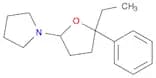 Pyrrolidine, 1-(5-ethyltetrahydro-5-phenyl-2-furanyl)-