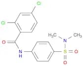 Benzamide, 2,4-dichloro-N-[4-[(dimethylamino)sulfonyl]phenyl]-