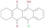 5,12-Naphthacenedione, 6-chloro-1,2,3,4-tetrahydro-11-hydroxy-