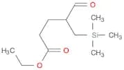 Pentanoic acid, 4-formyl-5-(trimethylsilyl)-, ethyl ester