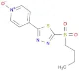 Pyridine, 4-[5-(butylsulfonyl)-1,3,4-thiadiazol-2-yl]-, 1-oxide