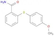 Benzamide, 2-[(4-methoxyphenyl)thio]-