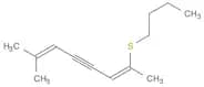 2,6-Octadien-4-yne, 2-(butylthio)-7-methyl-, (Z)-