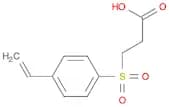 Propanoic acid, 3-[(4-ethenylphenyl)sulfonyl]-
