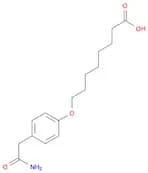Octanoic acid, 8-[4-(2-amino-2-oxoethyl)phenoxy]-