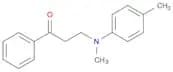 1-Propanone, 3-[methyl(4-methylphenyl)amino]-1-phenyl-