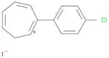 Cycloheptatrienylium, (4-chlorophenyl)-, iodide