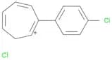 Cycloheptatrienylium, (4-chlorophenyl)-, chloride