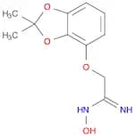 Ethanimidamide, 2-[(2,2-dimethyl-1,3-benzodioxol-4-yl)oxy]-N-hydroxy-