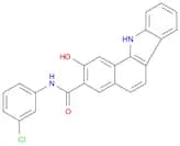 11H-Benzo[a]carbazole-3-carboxamide, N-(3-chlorophenyl)-2-hydroxy-
