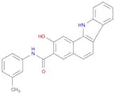 11H-Benzo[a]carbazole-3-carboxamide, 2-hydroxy-N-(3-methylphenyl)-