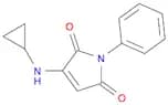 1H-Pyrrole-2,5-dione, 3-(cyclopropylamino)-1-phenyl-
