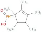 Phosphinic acid, (1,2,3,4,5-pentasilyl-2,4-cyclopentadien-1-yl)-