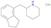 Piperidine, 2-[(2,3-dihydro-1H-inden-4-yl)methyl]-, hydrochloride