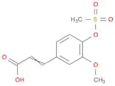 2-Propenoic acid, 3-[3-methoxy-4-[(methylsulfonyl)oxy]phenyl]-