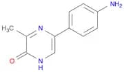 5-(4-Aminophenyl)-3-methylpyrazin-2(1H)-one