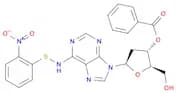 Adenosine, 2'-deoxy-N-[(2-nitrophenyl)thio]-, 3'-benzoate