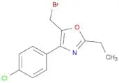 Oxazole, 5-(bromomethyl)-4-(4-chlorophenyl)-2-ethyl-