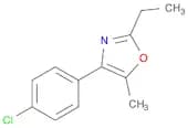 Oxazole, 4-(4-chlorophenyl)-2-ethyl-5-methyl-