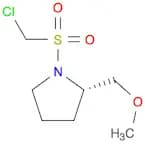 Pyrrolidine, 1-[(chloromethyl)sulfonyl]-2-(methoxymethyl)-, (S)-