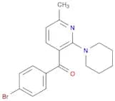 Methanone, (4-bromophenyl)[6-methyl-2-(1-piperidinyl)-3-pyridinyl]-