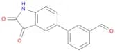 3-(2,3-Dioxoindolin-5-yl)benzaldehyde