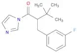 1H-Imidazole, 1-[2-[(3-fluorophenyl)methyl]-3,3-dimethyl-1-oxobutyl]-