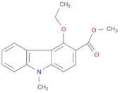 9H-Carbazole-3-carboxylic acid, 4-ethoxy-9-methyl-, methyl ester