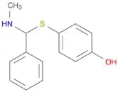 Phenol, 4-[[(methylamino)phenylmethyl]thio]-
