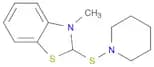 Piperidine, 1-[(2,3-dihydro-3-methyl-2-benzothiazolyl)thio]-