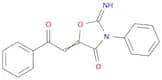 2-IMINO-5-(2-OXO-2-PHENYLETHYLIDENE)-3-PHENYL-4-OXAZOLIDINONE