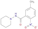 Benzamide, 5-methyl-2-nitro-N-1-piperidinyl-