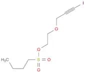 1-Butanesulfonic acid, 2-[(3-iodo-2-propynyl)oxy]ethyl ester