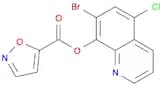 5-Isoxazolecarboxylic acid, 7-bromo-5-chloro-8-quinolinyl ester