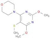 Morpholine, 4-[2,6-dimethoxy-5-(methylthio)-4-pyrimidinyl]-